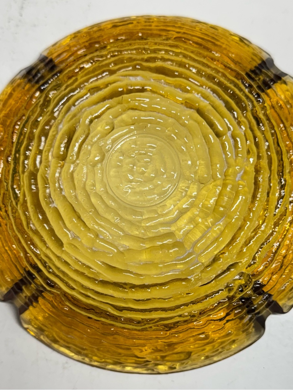 Vtg Anchor Hocking Glass Ashtray
